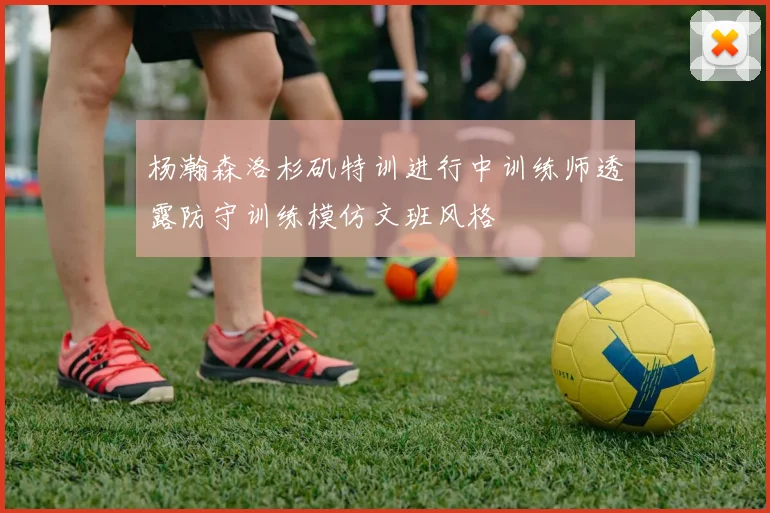 杨瀚森洛杉矶特训进行中训练师透露防守训练模仿文班风格